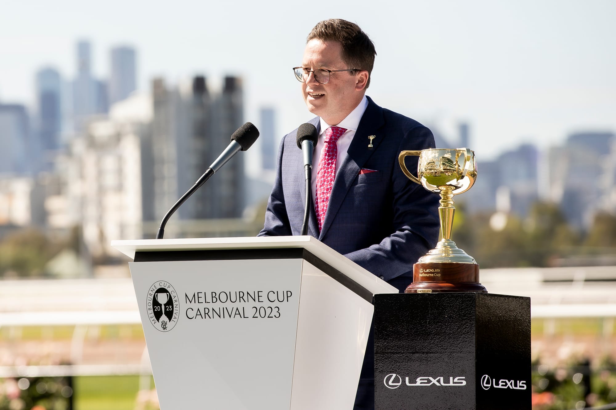 Victorian Racing Minister Anthony Carbines.