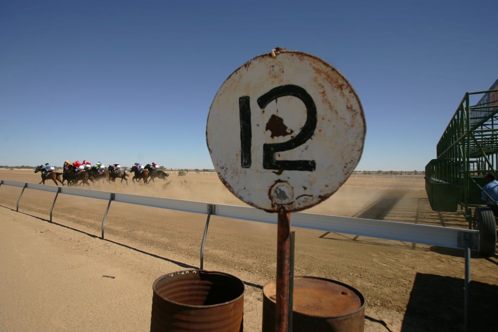 Horse Racing-Birdsville Races-Queensland Australia.
