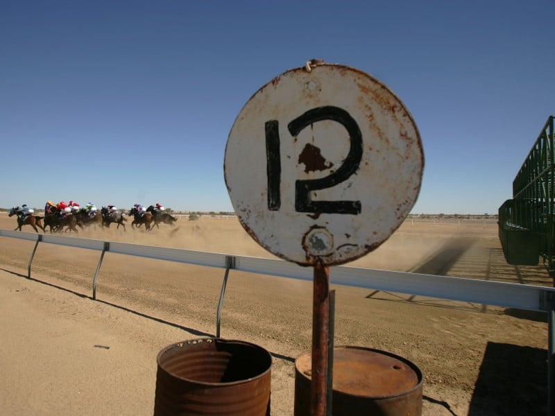 Horse Racing-Birdsville Races-Queensland Australia.