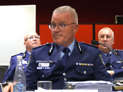 NSW Police Commissioner Mal Lanyon