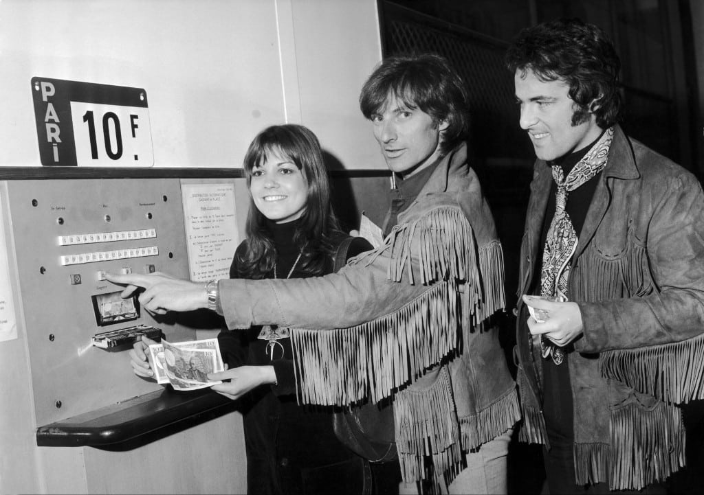 Chantal Goya, Hugues Auffray And D.A. Winter In Auteuil 1970