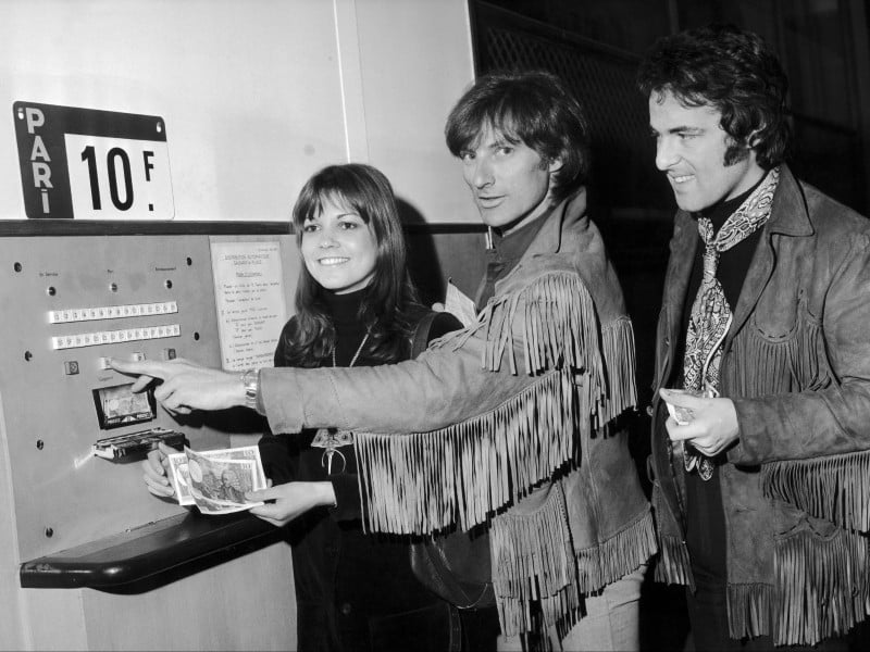Chantal Goya, Hugues Auffray And D.A. Winter In Auteuil 1970