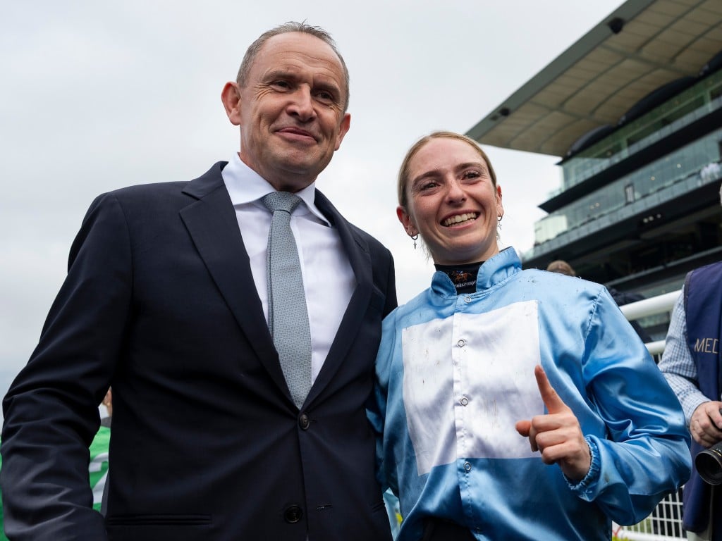 Siena Grima and Chris waller