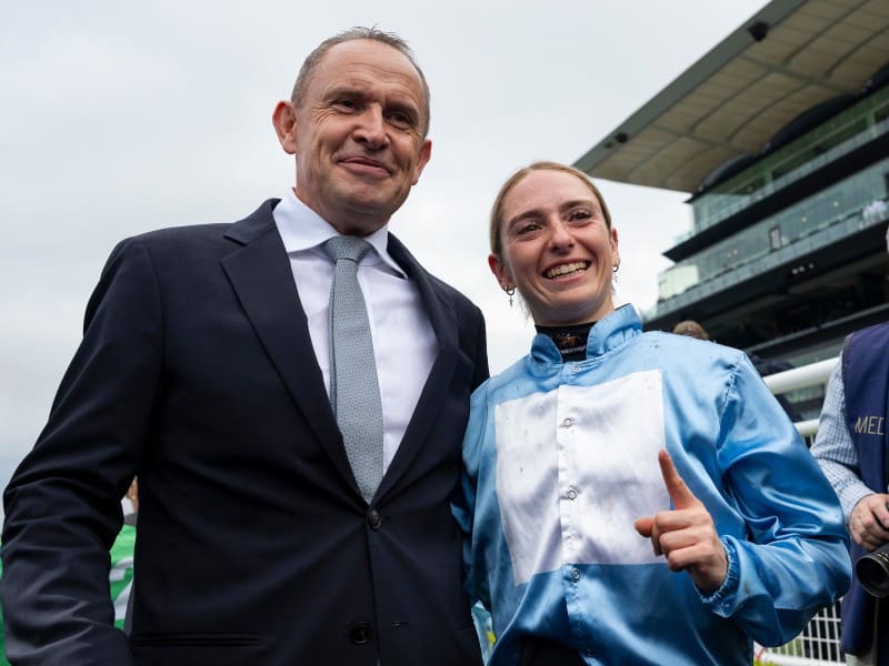 Siena Grima and Chris waller