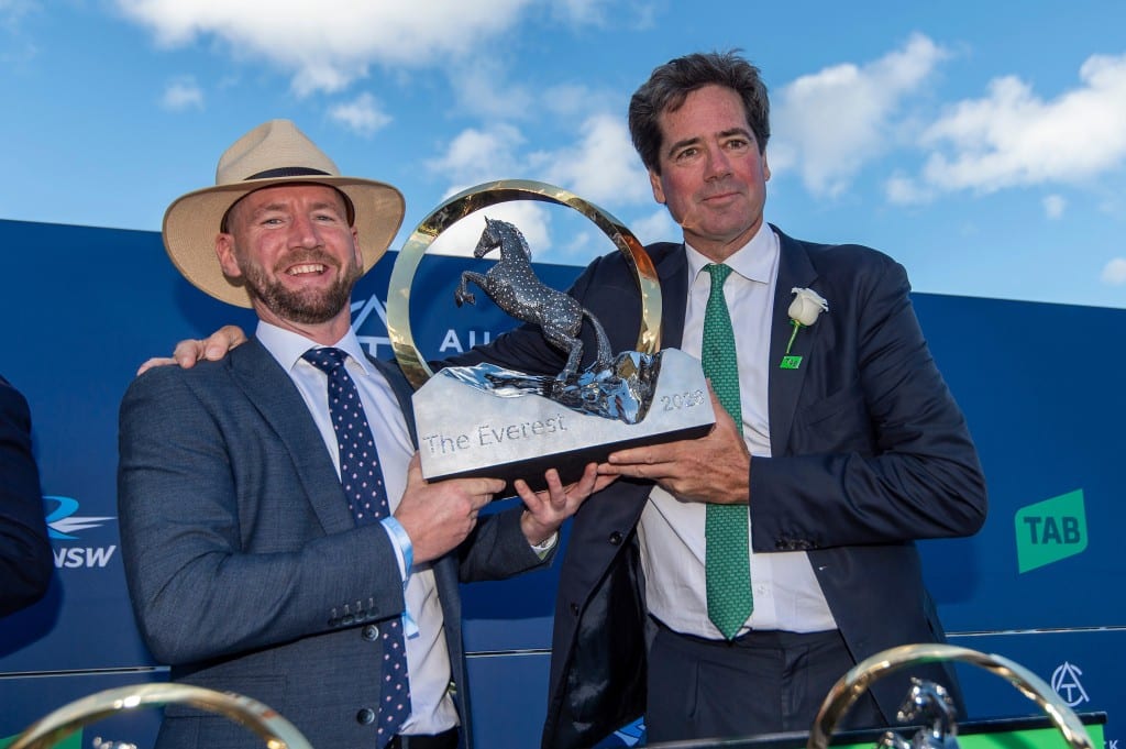 Ciaron Maher and Gillon McLachlan