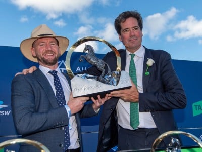 Ciaron Maher and Gillon McLachlan