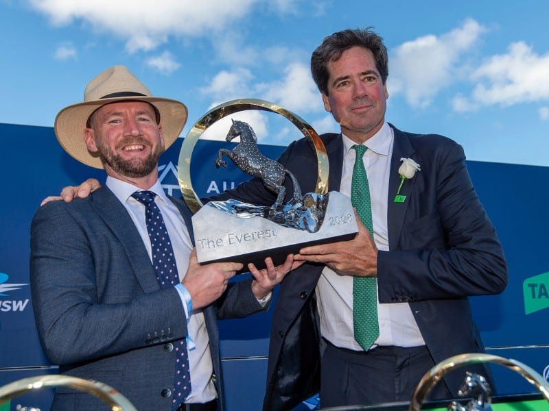Ciaron Maher and Gillon McLachlan